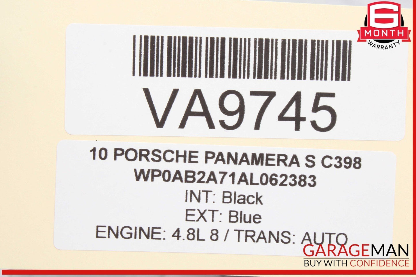 10-16 Porsche Panamera 970 Front Right Knuckle Spindle Hub 97034115804 OEM