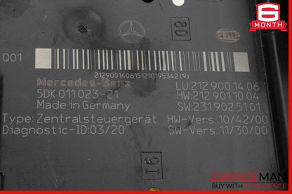 10-18 Mercedes W212 E350 Rear Fuse Relay Box SAM Signal Acquisition Assembly OEM