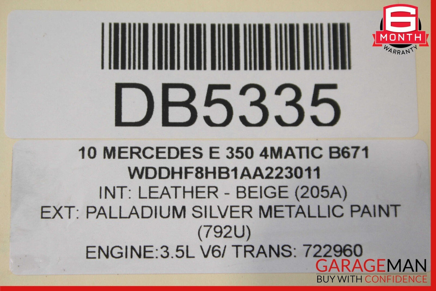 10-18 Mercedes W218 CLS550 E550 Rear Differential Diff Axle Carrier 2.47 OEM