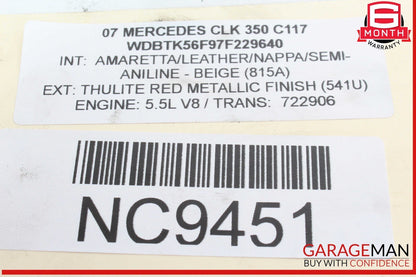 05-12 Mercedes W209 CLK350 C230 CLS550 SL550 Lower Oil Pan 2720100128 OEM