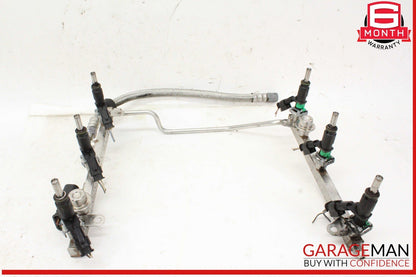 05-12 Mercedes W211 E350 SLK300 Fuel Injector Rail w/ Fuel Injectors OEM