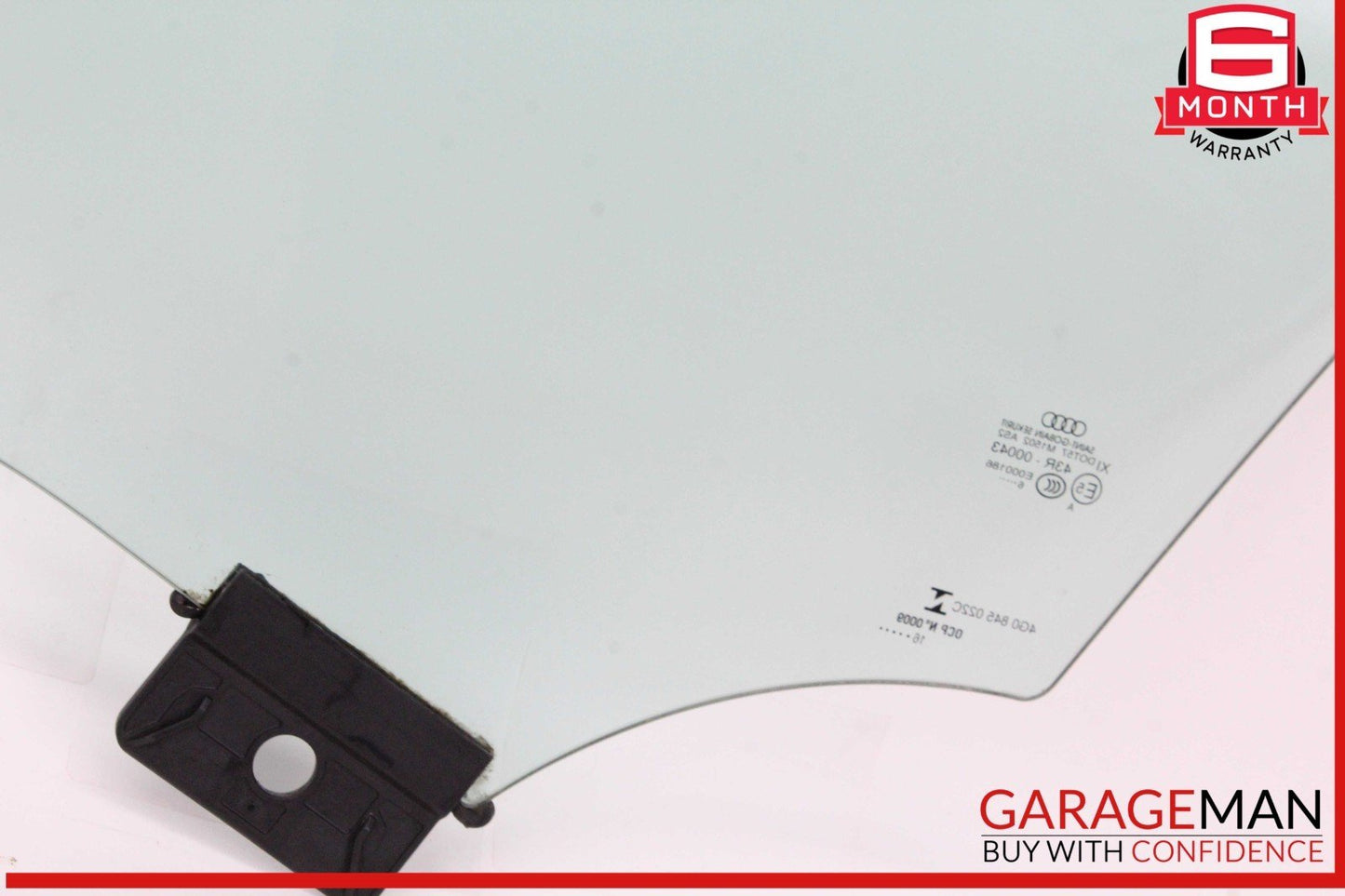 16-18 Audi A6 S6 Front Right Passenger Side Door Window Glass OEM