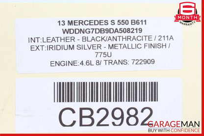 11-14 Mercedes CL550 S550 4.7L Right Turbocharger Turbo Charger Manifold Assy