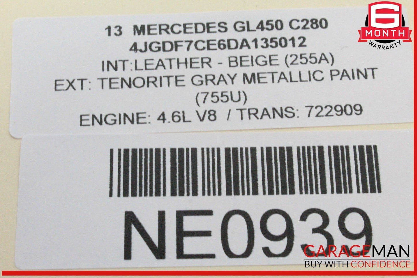13-16 Mercedes X166 GL450 Seat Heat Ventilation Hazard Switch Control Panel OEM