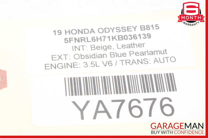 18-22 Honda Odyssey Speedometer Cluster Bezel & Steering Column Upper Cover OEM