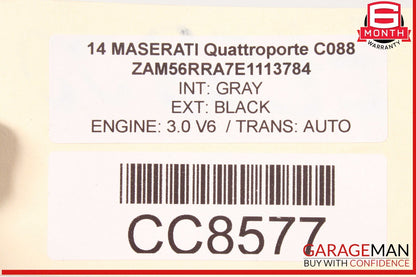 14-22 Maserati Quattroporte M156 Rocker Panel Side Skirt Left Side OEM