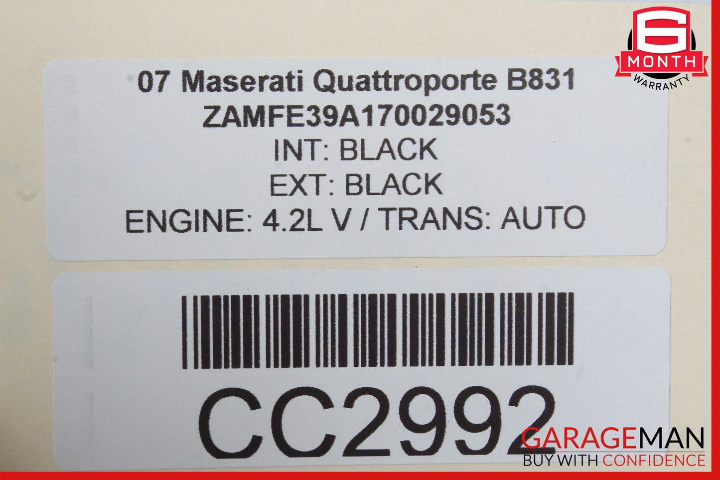 04-13 Maserati Quattroporte M139 Rear Axle Driveshaft Drive Shaft OEM