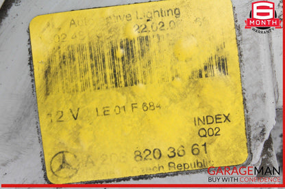 05-07 Mercedes W203 C230 Headlight Head Lamp Halogen Right Passenger OEM
