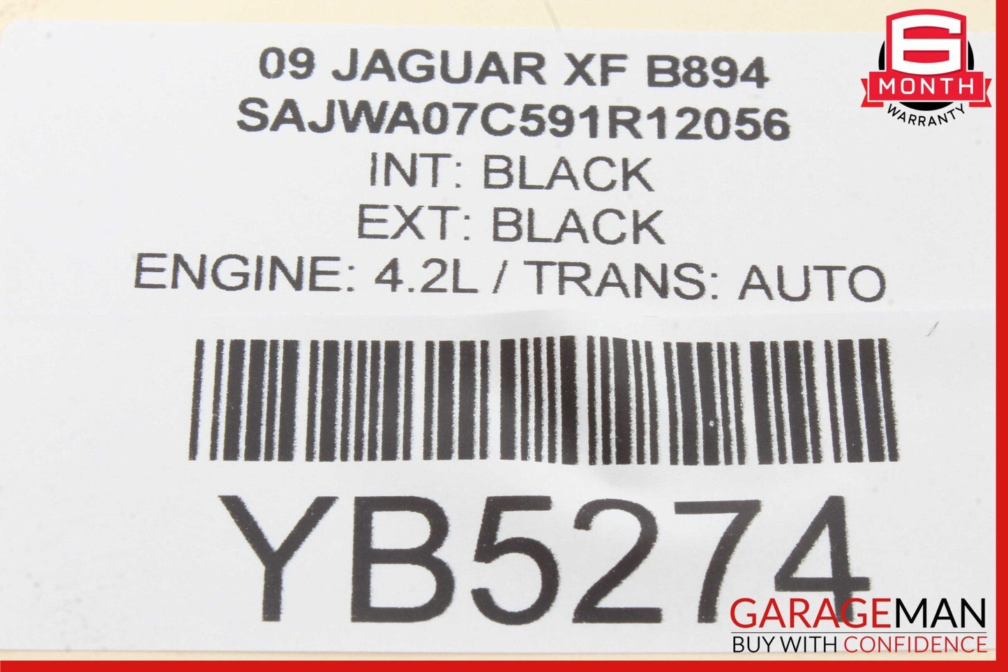 09-15 Jaguar XF Front Dashboard AM FM CD Radio Player Receiver OEM