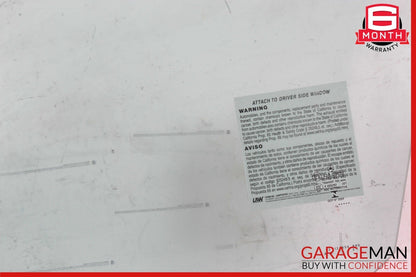 10-16 Mercedes W212 E350 E550 Front Left Driver Side Window Glass OEM
