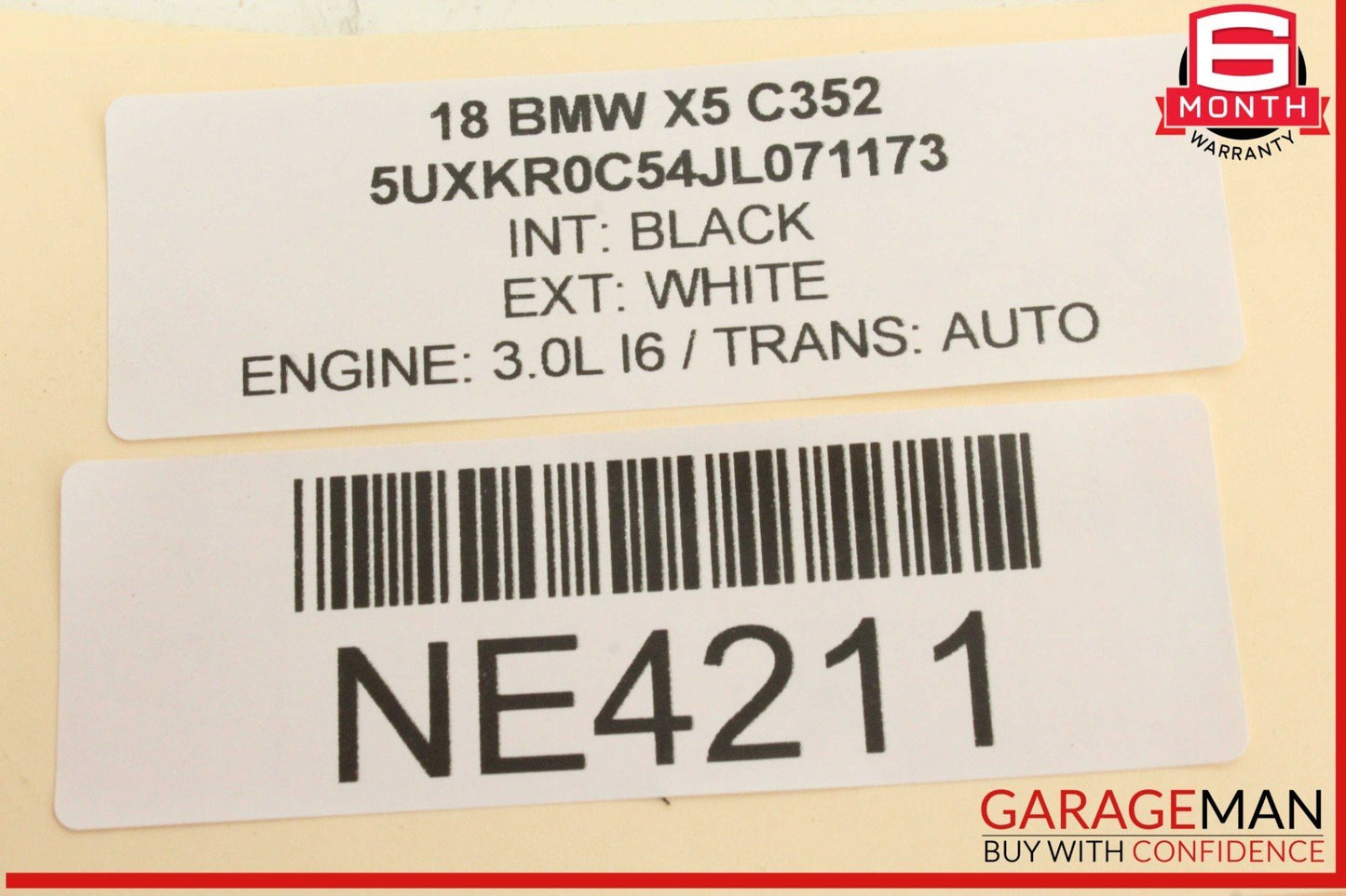 14-18 BMW X5 F15 X6 Rear Right Passenger Side Suspension Lower Control Arm OEM