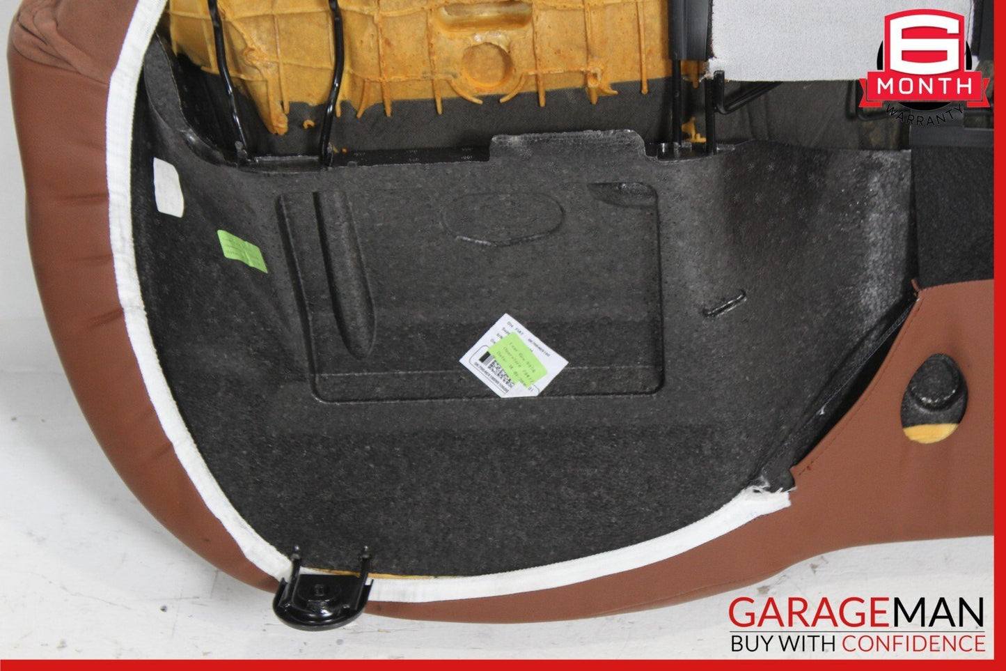 14-17 Maserati Quattroporte M156 Rear Seat Cushion Bottom Lower Brown OEM