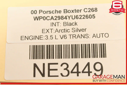 97-04 Porsche Boxter 986 Engine Motor Mount Bracket 98637530901 OEM