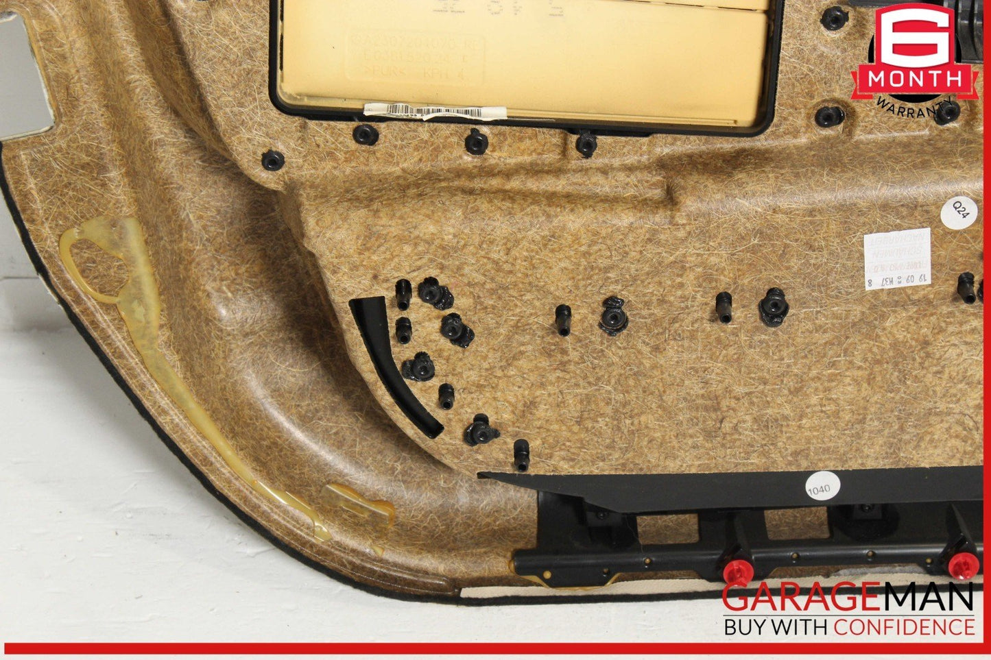 03-06 Mercedes R230 SL500 SL55 AMG Front Right Interior Door Panel Beige OEM