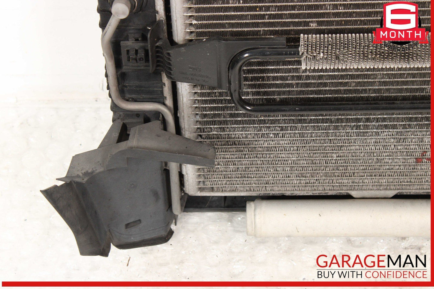 06-09 Mercedes W211 E350 Engine Motor Cooling Radiator A/C Condenser Assembly