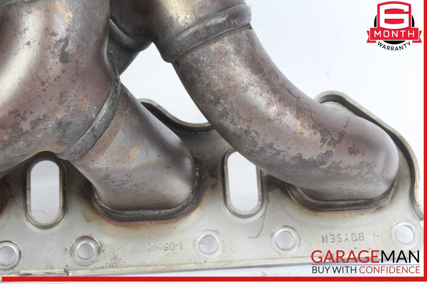 08-14 Porsche Cayenne 957 958 4.8L Left Side Exhaust Manifold Header OEM