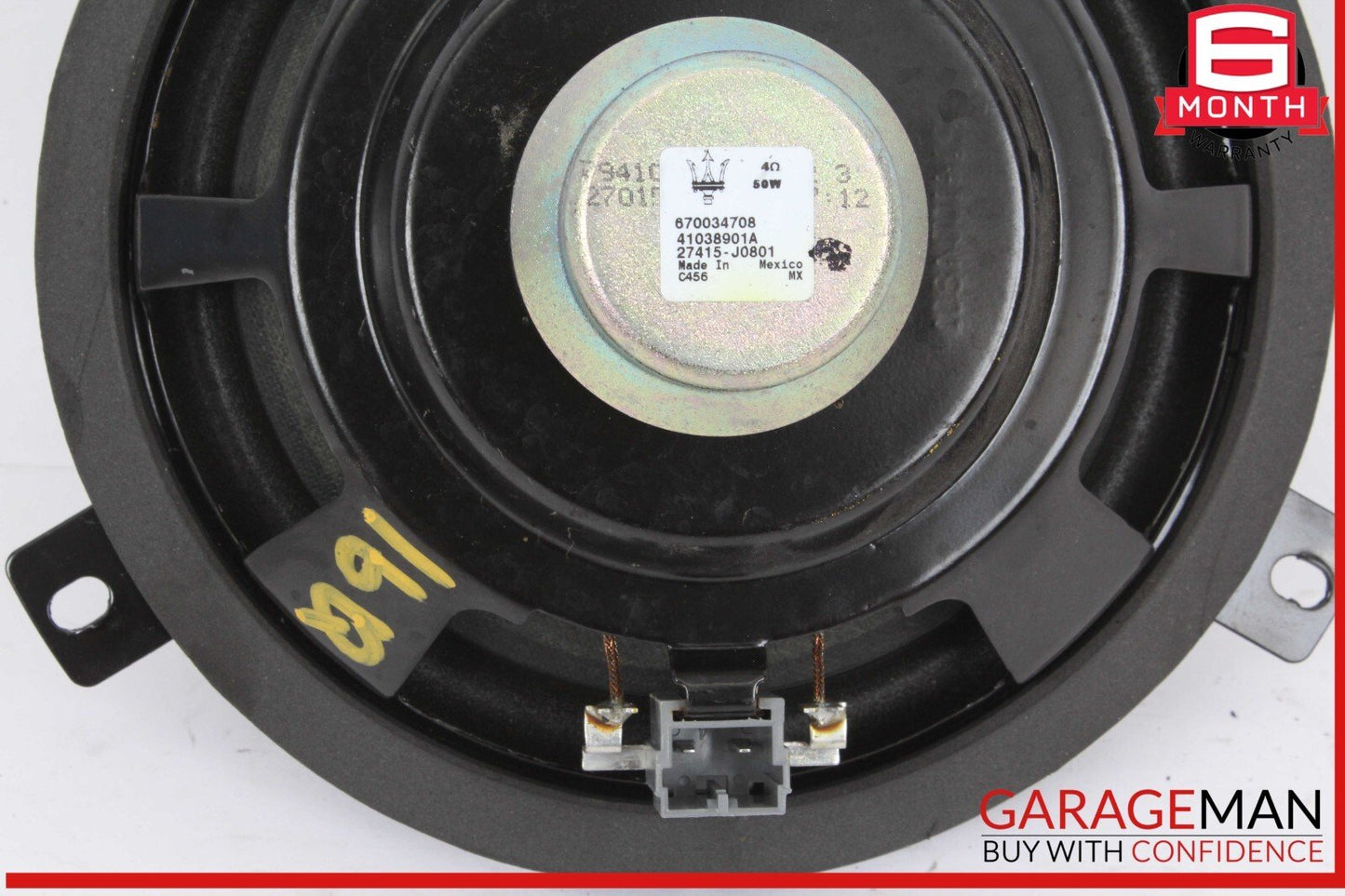 14-18 Maserati Quattroporte Front Door Sound Audio Speaker Set of 2 Pc OEM
