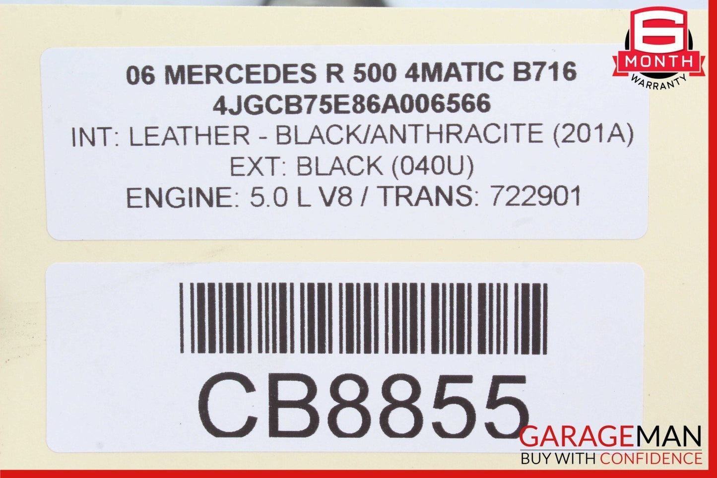 06-12 Mercedes W251 R500 R320 Rear Right Side Lower Suspension Control Arm OEM