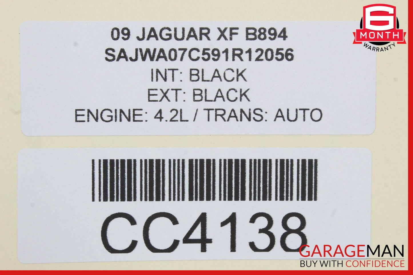09-11 Jaguar XF Front Left Driver Side Interior Door Panel Trim OEM