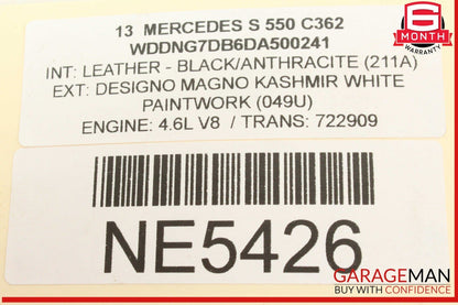 11-20 Mercedes W221 S550 GL450 Engine Coolant Motor Water Pump 2782010007 OEM