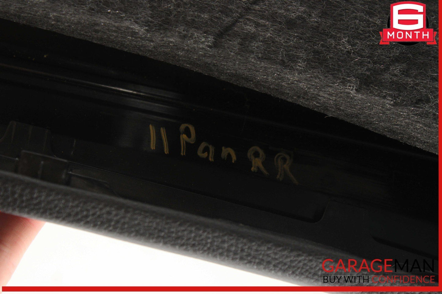 10-16 Porsche Panamera 970 GTS Rear Right Interior Door Panel Leather OEM