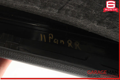 10-16 Porsche Panamera 970 GTS Rear Right Interior Door Panel Leather OEM