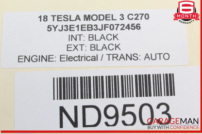 17-23 Tesla Model 3 Right Passenger Side Exterior Door Handle 108183200G OEM