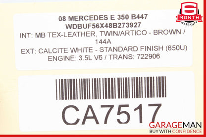 05-12 Mercedes W211 E350 SLK350 SL550 C300 Lower Oil Pan 2720100128 OEM