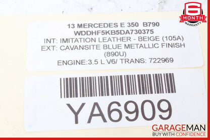 12-20 Mercedes W212 E350 SLK350 SLC43 AMG Power Steering Pump Reservoir Assy