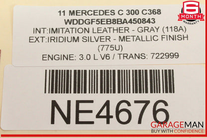 08-11 Mercedes W204 C300 C350 Speedometer Instrument Cluster 2049001505 OEM