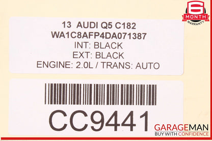09-17 Audi Q5 SQ5 Rear Bumper Reinforcement Impact Crash Bar Beam OEM