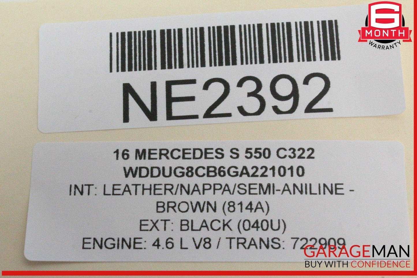 14-17 Mercedes W222 S550 Front or Rear Roof Sun Shade Screen Roller Blind Motor