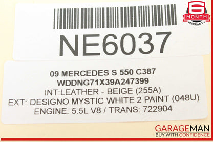 07-14 Mercedes W221 S550 CL550 Front Left Side Spindle Knuckle Wheel Hub OEM