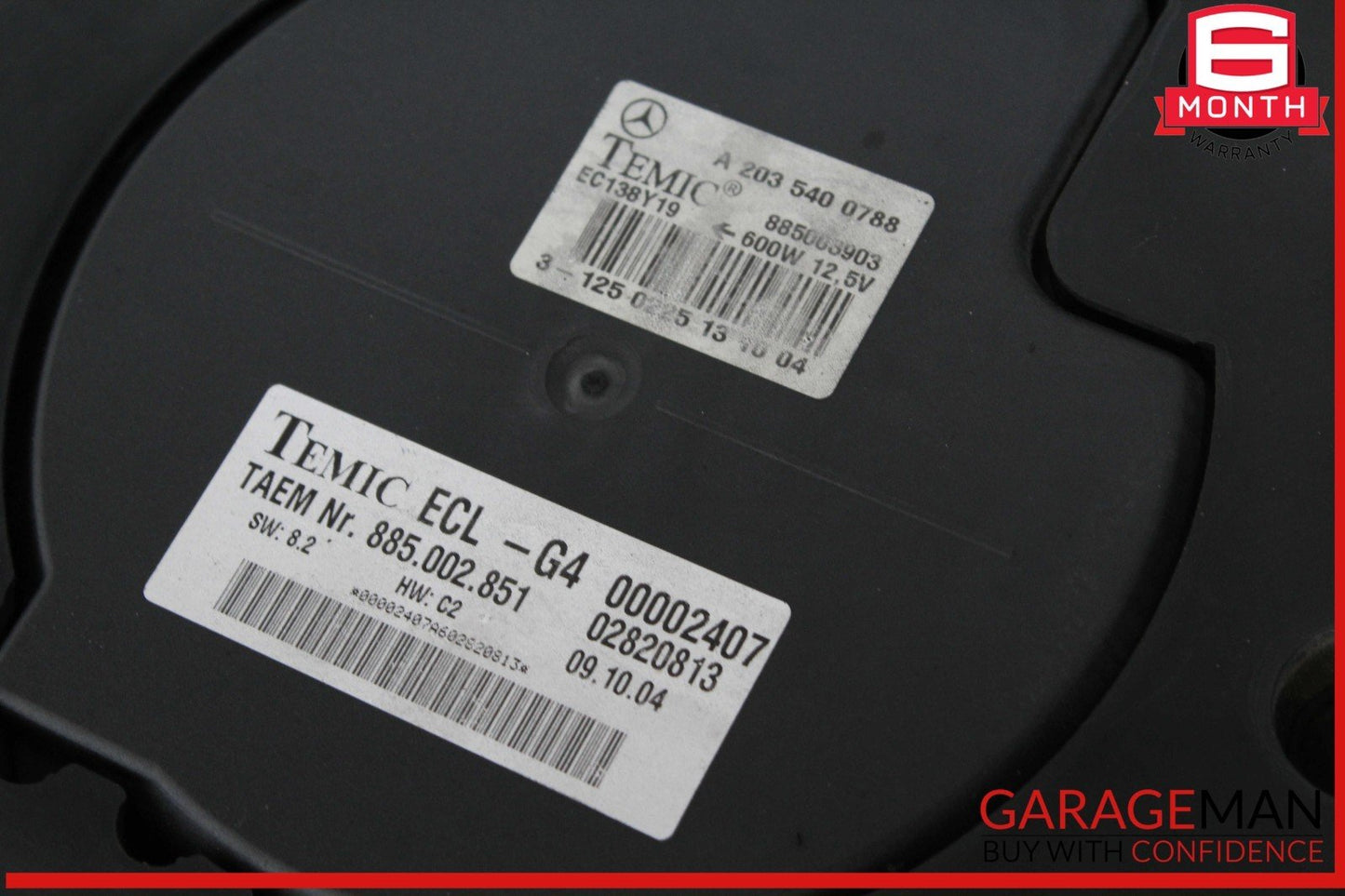 05-09 Mercedes W203 C230 C350 CLK350 Engine Radiator Cooling Fan Motor OEM