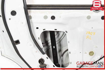 17-19 Audi Q7 Rear Left Driver Side Door Shell White OEM
