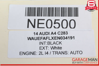 13-16 Audi A4 S4 SQ5 Front Upper Overhead Dome Reading Light Lamp 8T0947135BM