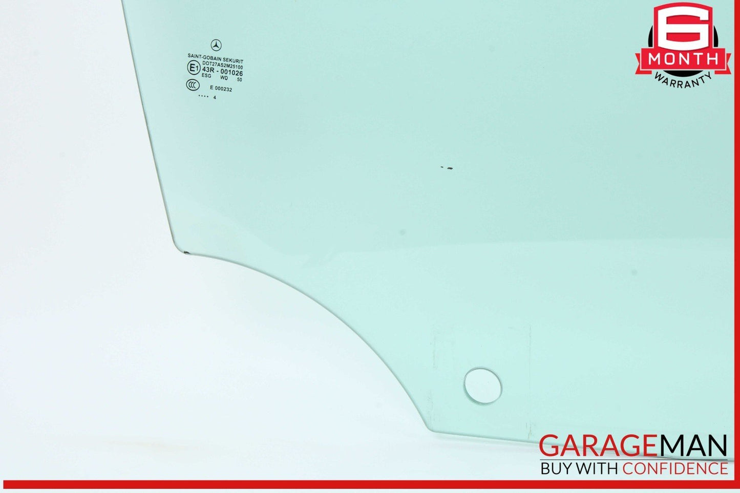 03-12 Mercedes R230 SL500 SL550 Front Right Passenger Side Door Window Glass OEM