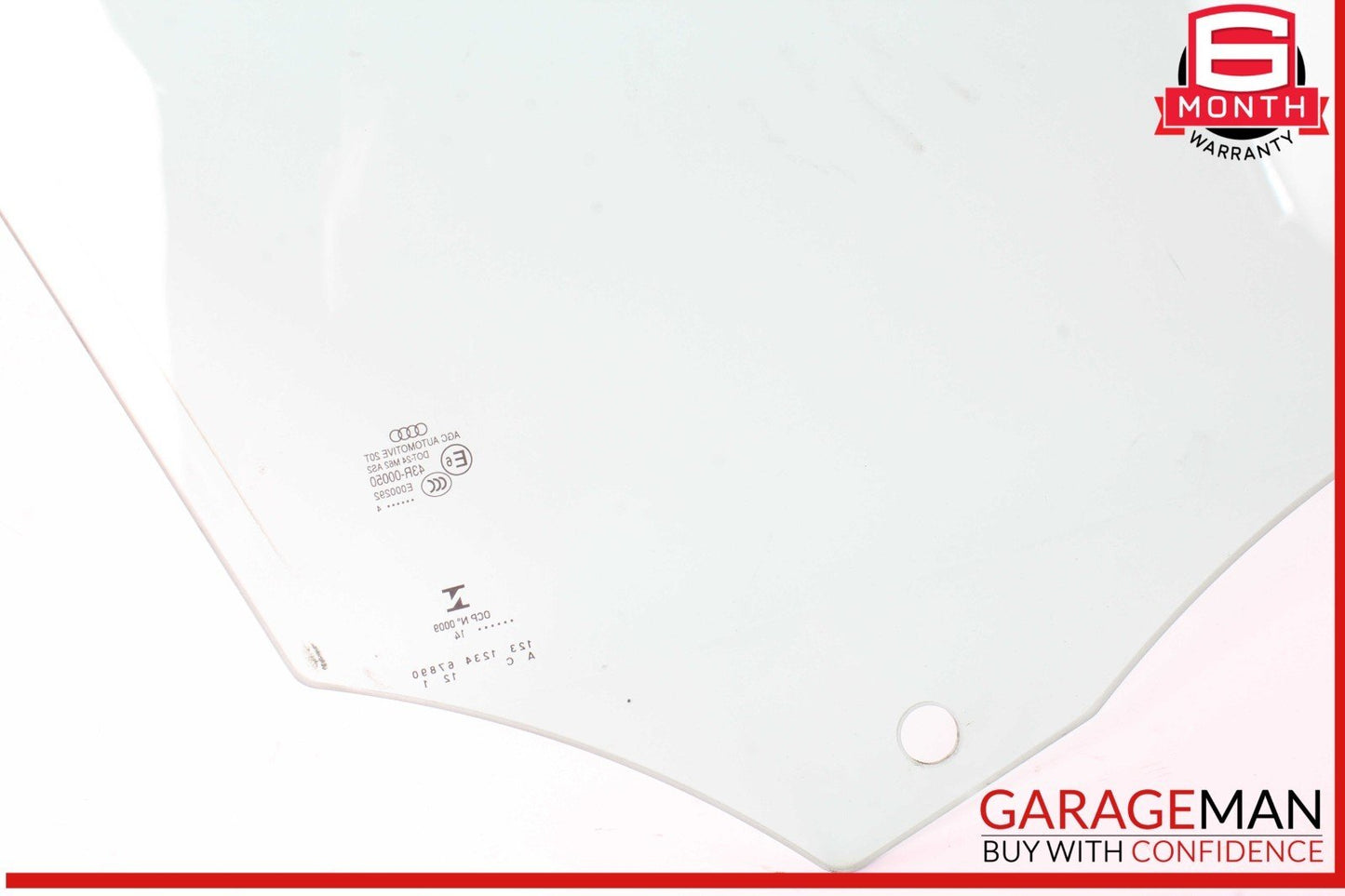 14-17 Audi SQ5 Front Left Driver Side Door Window Auto Glass OEM
