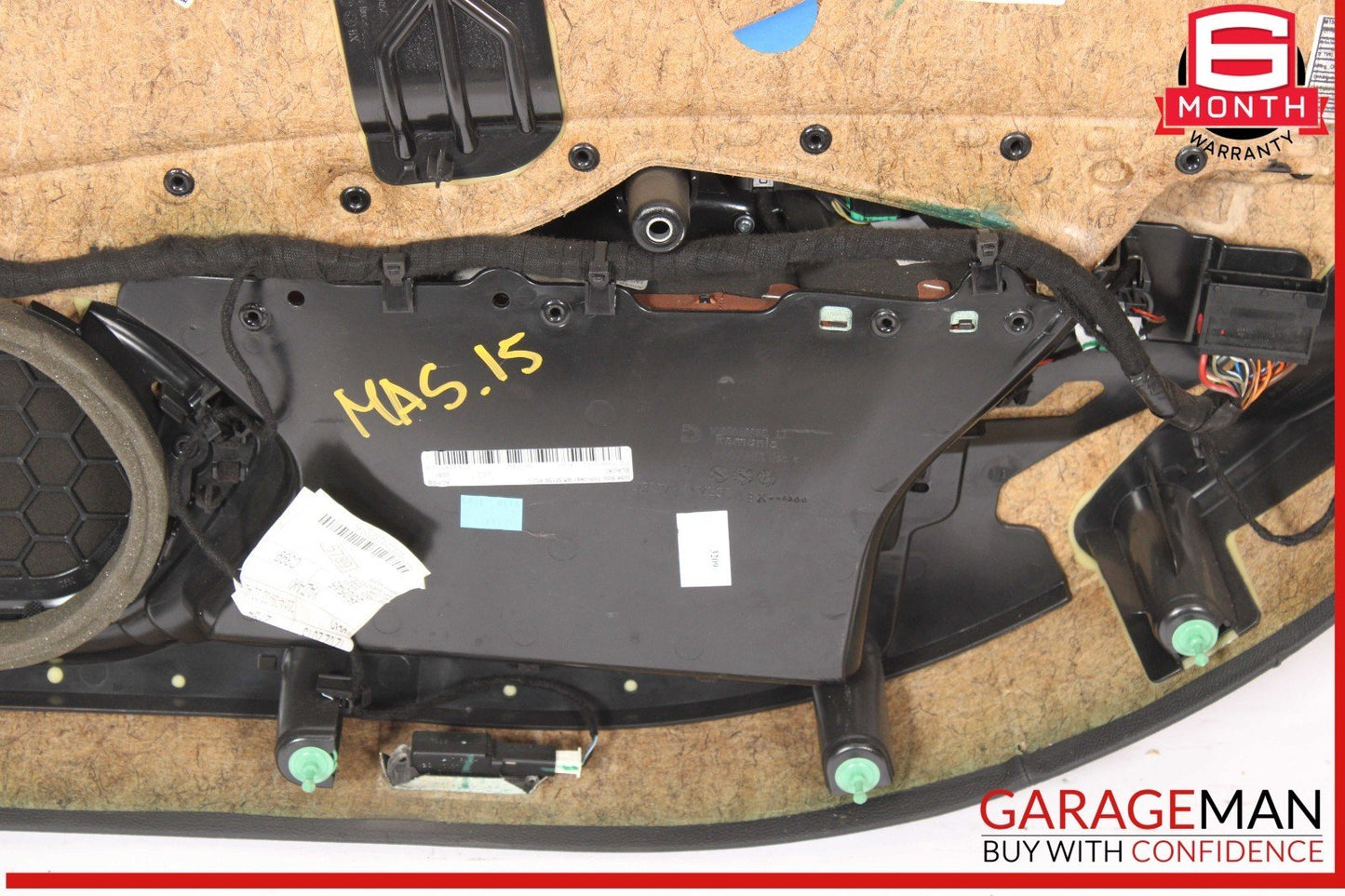 14-17 Maserati Quattroporte SQ4 M156 Rear Left Side Interior Door Panel OEM