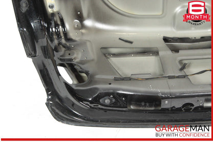 10-16 Mercedes W212 E350 E400 Sedan Rear Trunk Lid Deck Shell Panel Black OEM
