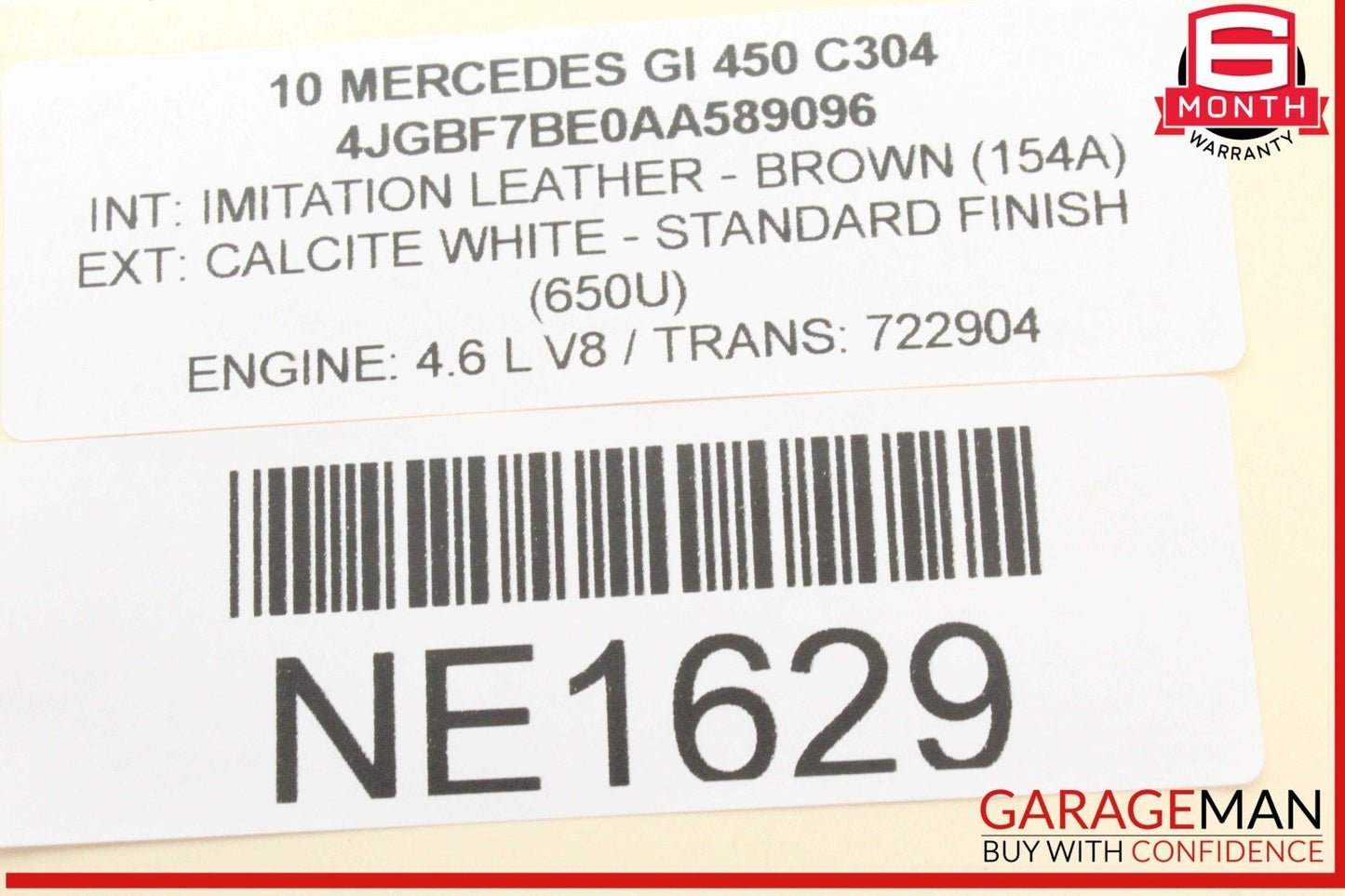 06-12 Mercedes X164 GL450 Hazard Control Switch Panel 1648709210 OEM