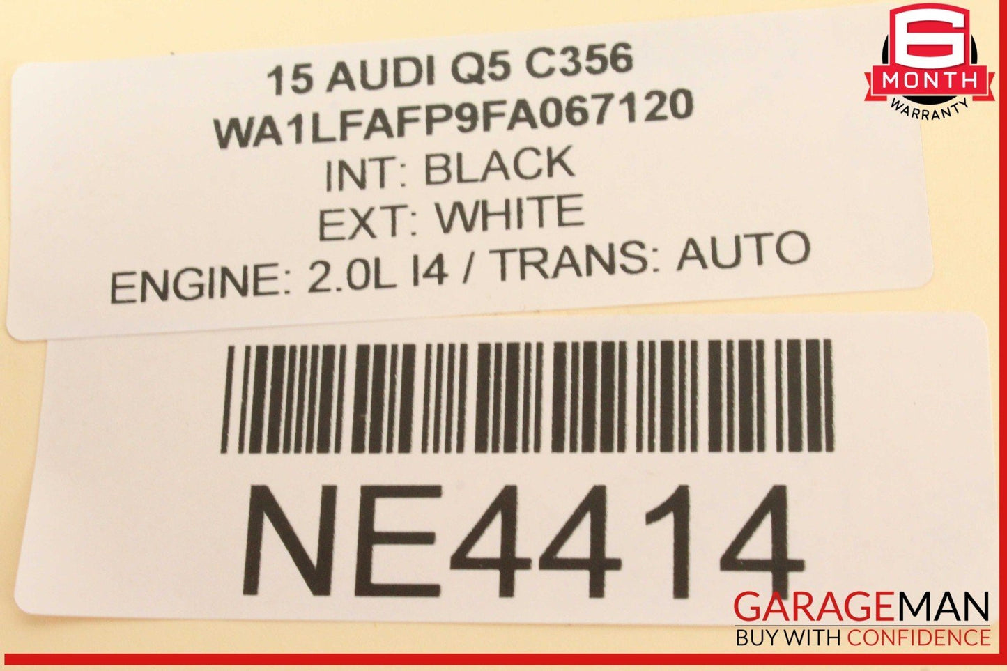 09-18 Audi Q5 Rear Left Driver Side Suspension Lower Control Arm 8R0505311F OEM