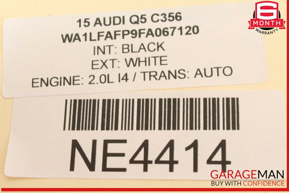 09-18 Audi Q5 Rear Left Driver Side Suspension Lower Control Arm 8R0505311F OEM