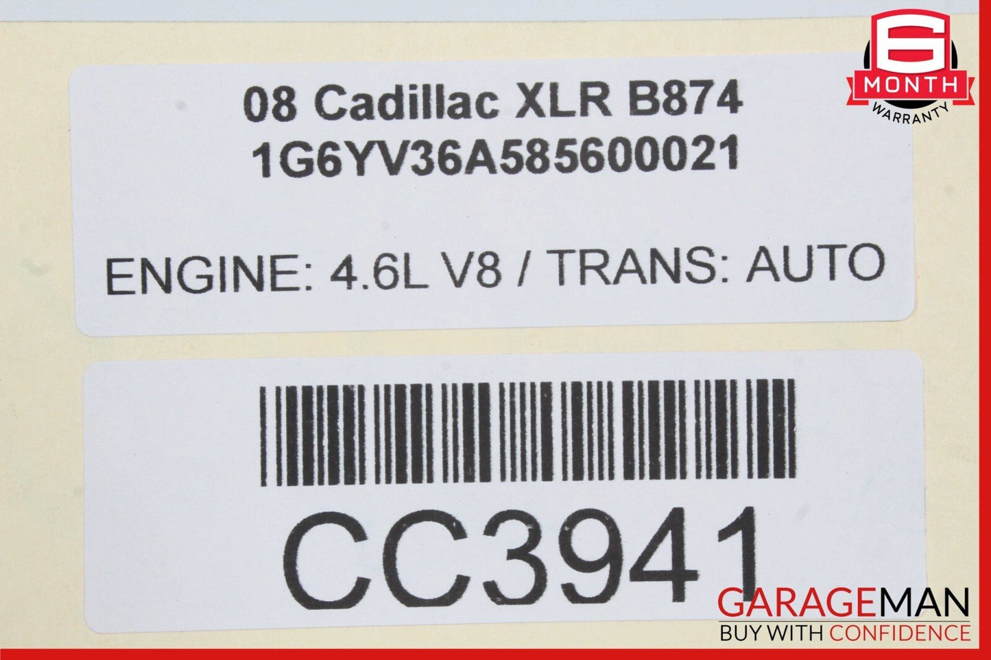 2008 Cadillac XLR 4.6L Automatic Transmission Assembly 24238455 OEM