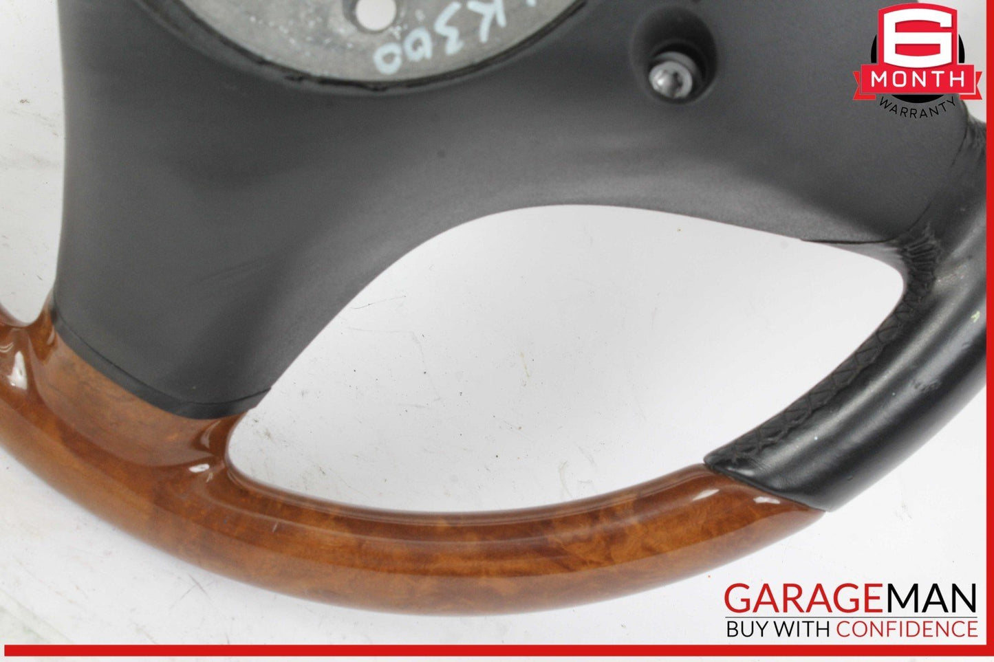09-12 Mercedes R171 SLK300 SL550 SLK350 3 Spoke Steering Wheel Wood OEM
