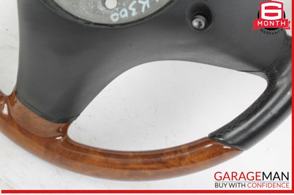 09-12 Mercedes R171 SLK300 SL550 SLK350 3 Spoke Steering Wheel Wood OEM