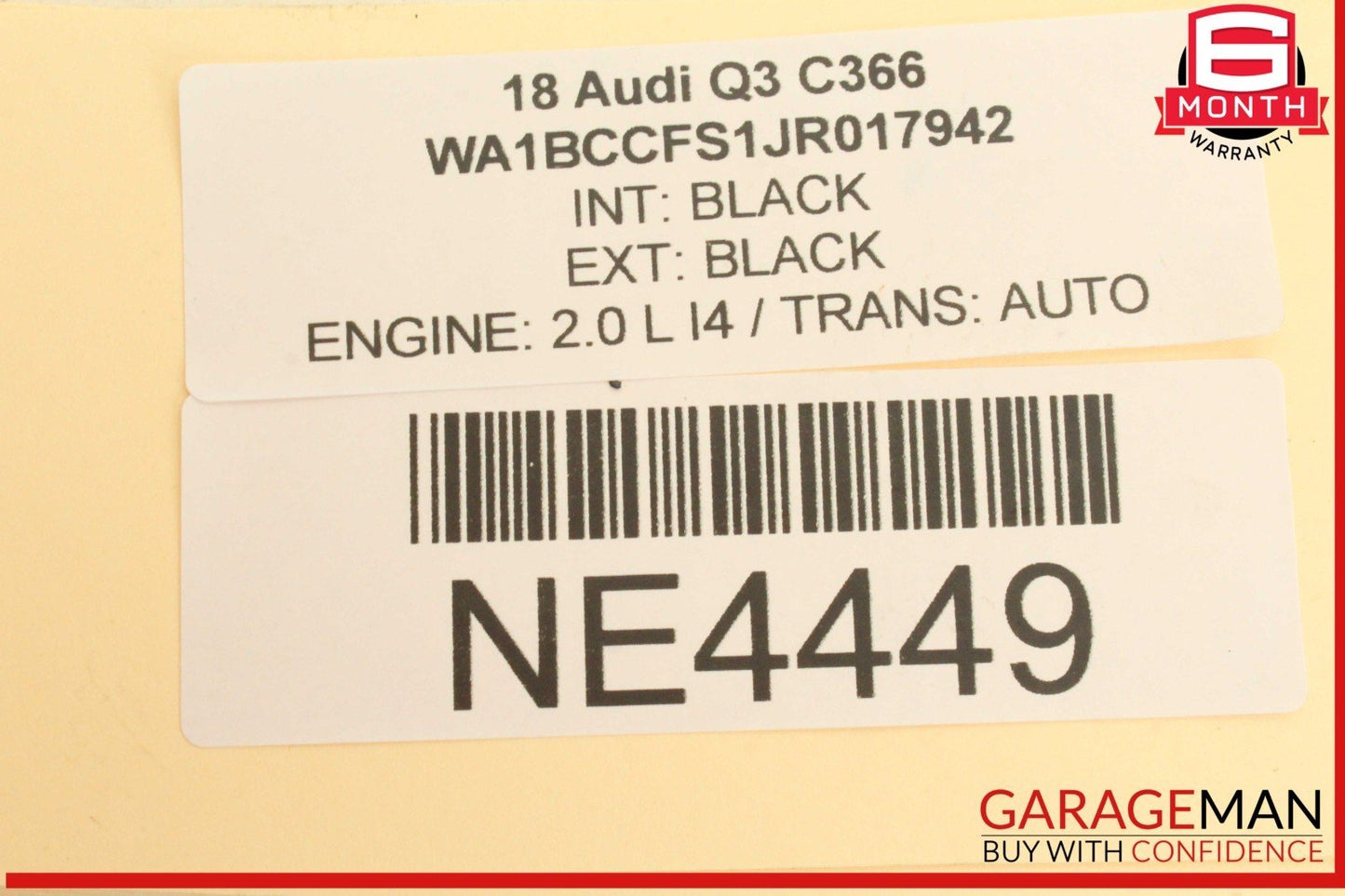 15-18 Audi Q3 Front Left Driver Side Spindle Knuckle Wheel Hub 1K0615311F OEM