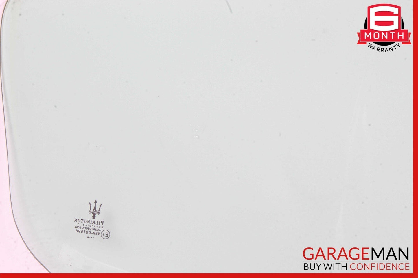 03-13 Maserati Quattroporte M139 Rear Left Side Door Window Glass OEM