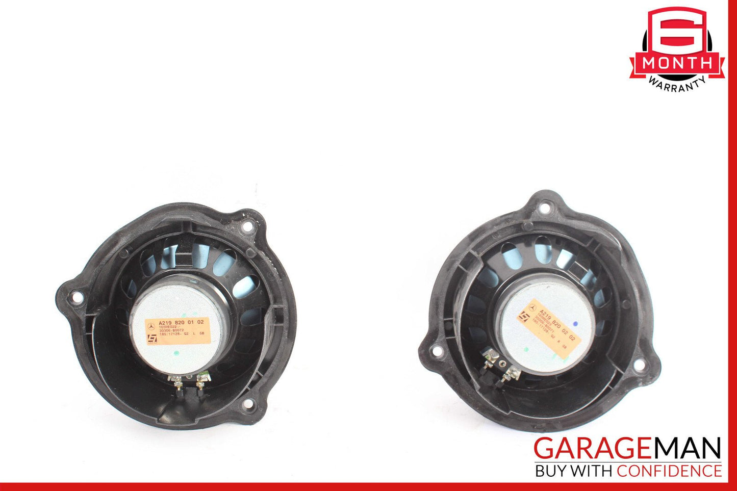 06-11 Mercedes W219 CLS550 CLS500 CLS63 Front & Rear Right Door Speaker Set OEM