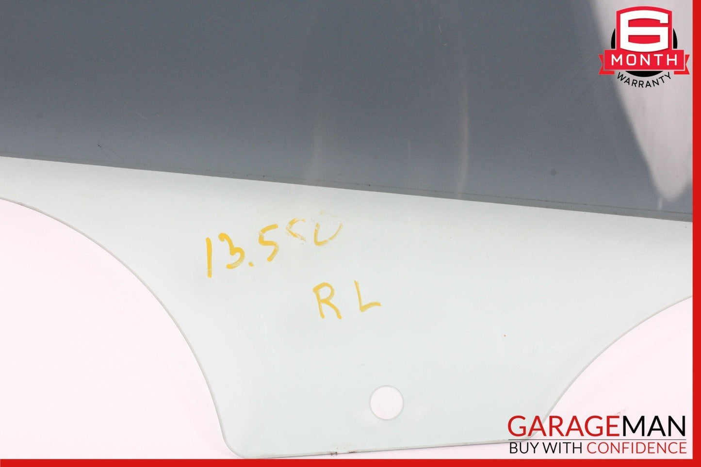 11-16 BMW 525i 535i 550i Rear Left Door Window Glass OEM